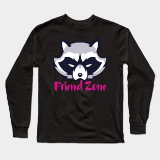 Friend Zone - raccoon Long Sleeve T-Shirt